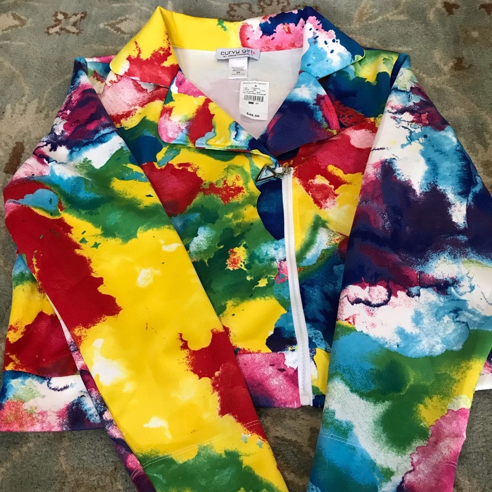 Colorful summer jacket 2XPlus - Picture 7 of 10